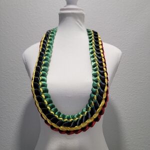 Heshima African-American Inspired Graduation Lei